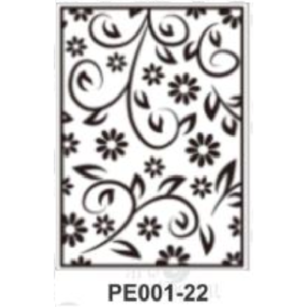 Placa de Emboss - Art e Montagem - Jardim - 15cm x 10,6cm
