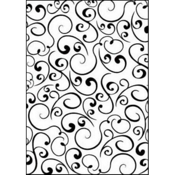 Placa de Emboss Ornamento - Art e Montagem - (15cm x 10,6cm)