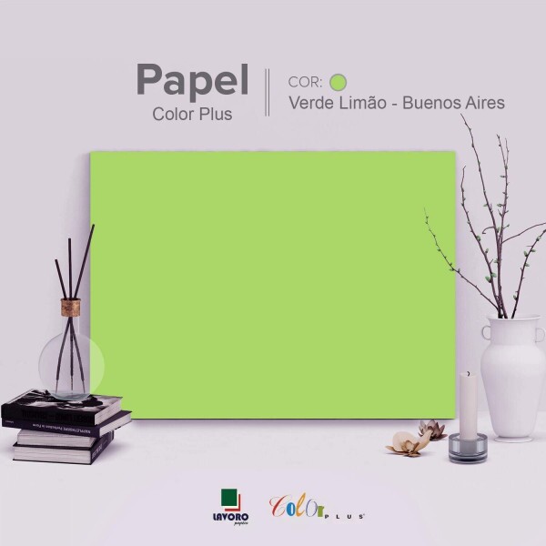 Papel Color Plus 180g 30,5x30,5 Buenos Aires (Blister) - 25 Folhas