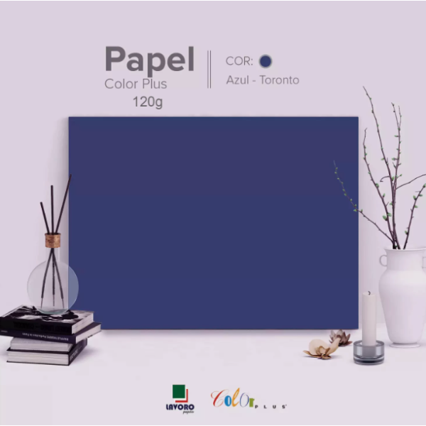 Papel Color Plus FOLHA GR�FICA 66x96 120g Kit c/10 Folhas