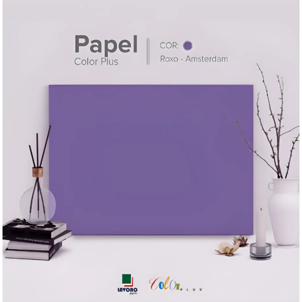 Papel Color Plus FOLHA GR�FICA 66x96 120g Kit c/10 Folhas