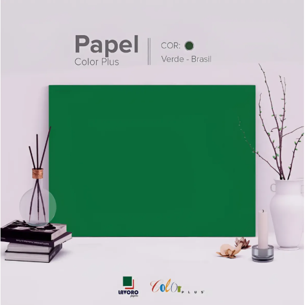 Papel Color Plus FOLHA GR�FICA 66x96 120g Kit c/10 Folhas