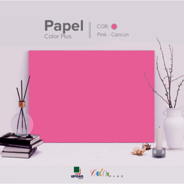 Papel Color Plus FOLHA GR�FICA 66x96 120g Kit c/10 Folhas