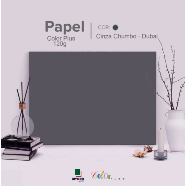 Papel Color Plus FOLHA GR�FICA 66x96 120g Kit c/10 Folhas