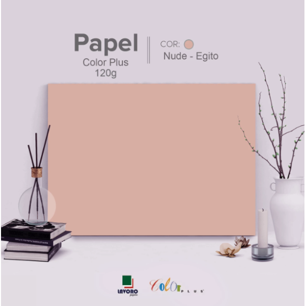 Papel Color Plus FOLHA GR�FICA 66x96 120g Kit c/10 Folhas