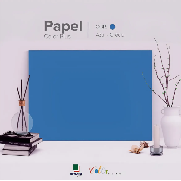 Papel Color Plus FOLHA GR�FICA 66x96 120g Kit c/10 Folhas