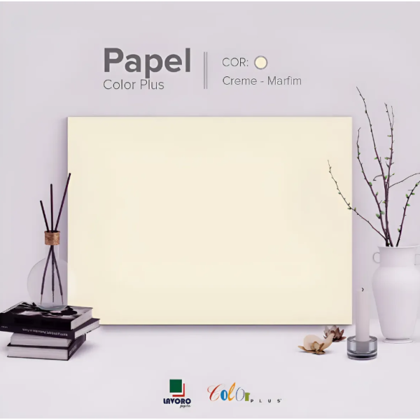 Papel Color Plus FOLHA GR�FICA 66x96 120g Kit c/10 Folhas