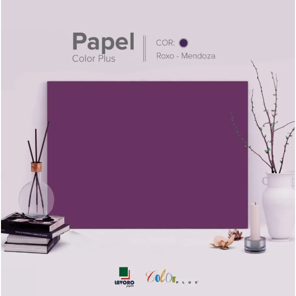 Papel Color Plus FOLHA GR�FICA 66x96 120g Kit c/10 Folhas
