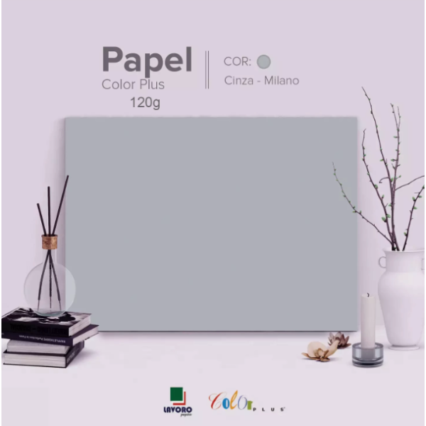 Papel Color Plus FOLHA GR�FICA 66x96 120g Kit c/10 Folhas