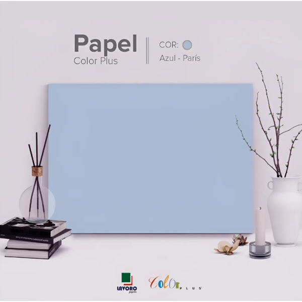 Papel Color Plus FOLHA GR�FICA 66x96 120g Kit c/10 Folhas