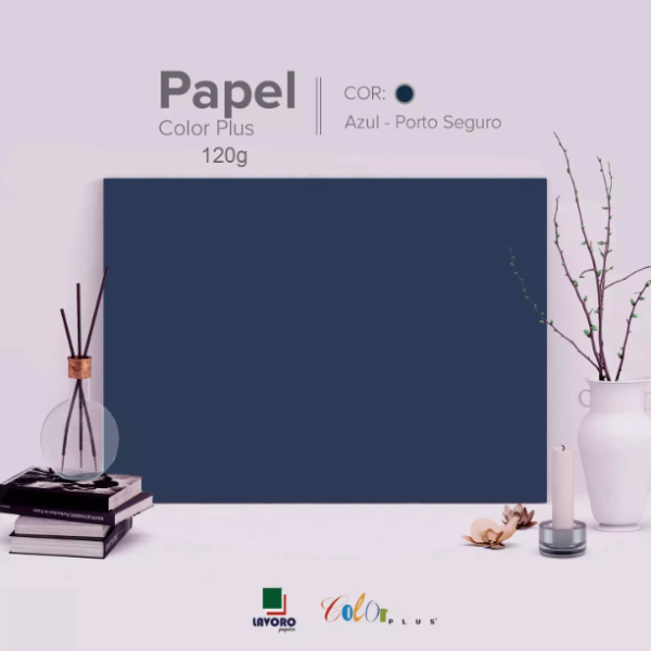 Papel Color Plus FOLHA GR�FICA 66x96 120g Kit c/10 Folhas