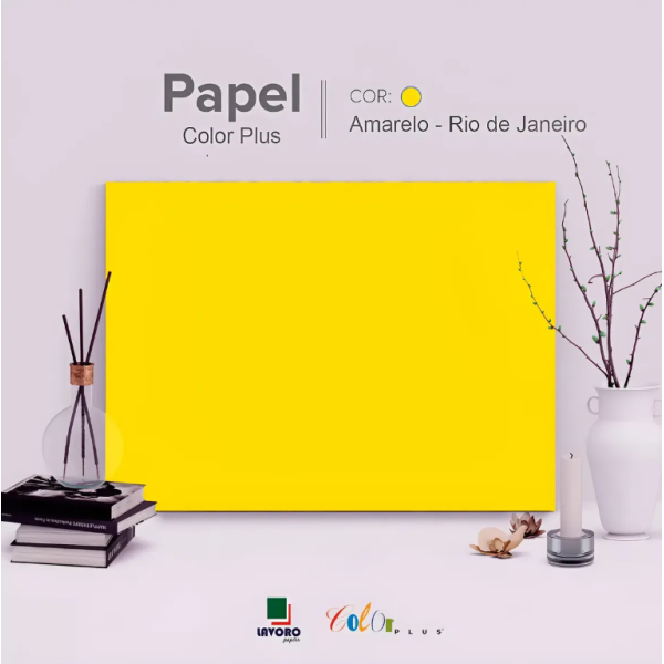 Papel Color Plus FOLHA GR�FICA 66x96 120g Kit c/10 Folhas