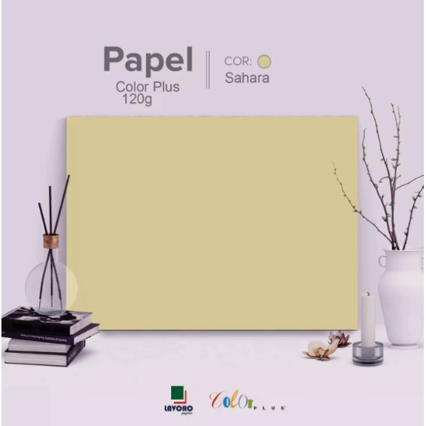 Papel Color Plus FOLHA GR�FICA 66x96 120g Kit c/10 Folhas
