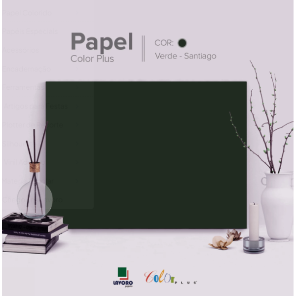 Papel Color Plus FOLHA GR�FICA 66x96 120g Kit c/10 Folhas