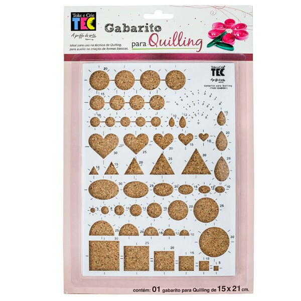 Gabarito para Quilling - Toke e Crie