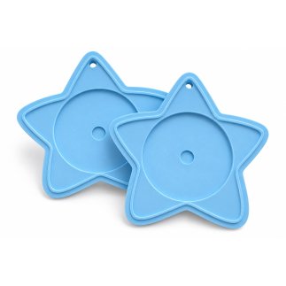 Base para Botton Estrela 38mm c/ 2 unidades Azul Beb�