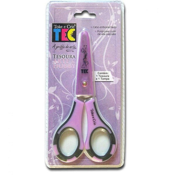 Tesoura Artesanal Arte & Hobby - Toke e Crie