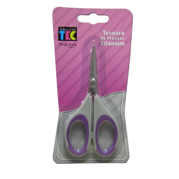 Tesoura Artesanal de Precis�o Titanium - Toke e Crie
