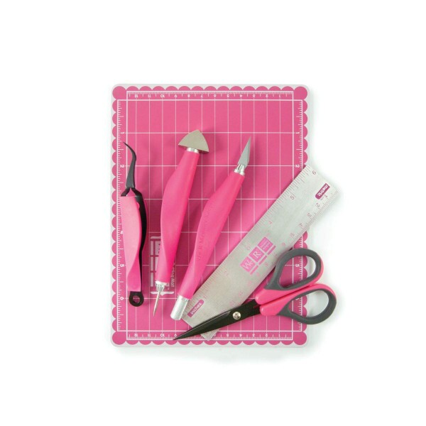 Mini Kit de Ferramentas B�sicas Rosa - We R Memory Keepers