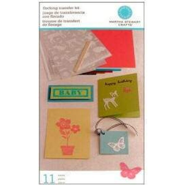 Kit Decalque Camur�a Flocking Transfer - Martha Stewart Crafts