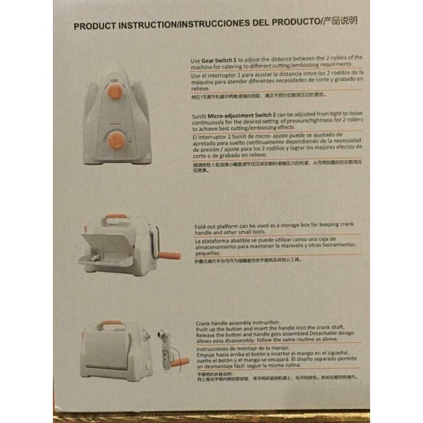 M�quina para Emboss e Corte A4 (Cutting & Embossing Machine) - Sunlit