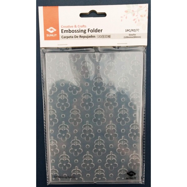 Placa para Emboss (floral) 2D - Sunlit