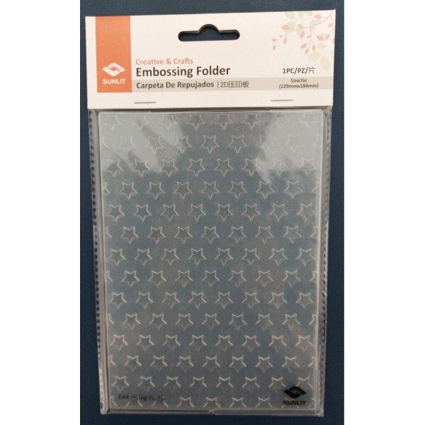 Placa para Emboss (Estrelas) 2D - Sunlit