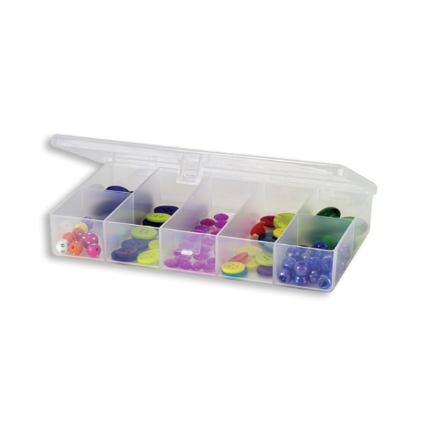 Mini caixa organizadora 7 compartimentos fixos - Creative Options