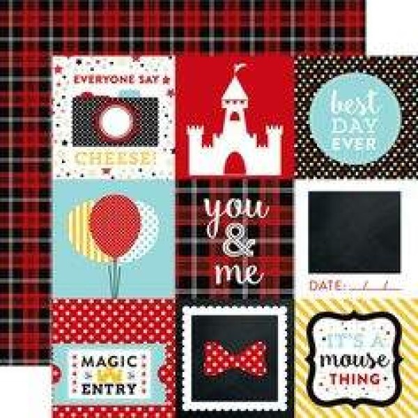 Kit Mouse and me para Scrapbook - Echo Park Paper Co