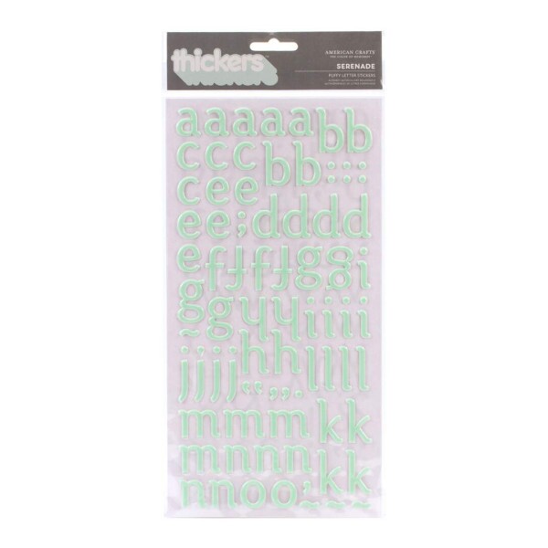 Adesivos Thickers Puffy Letter Stickers - Serenade