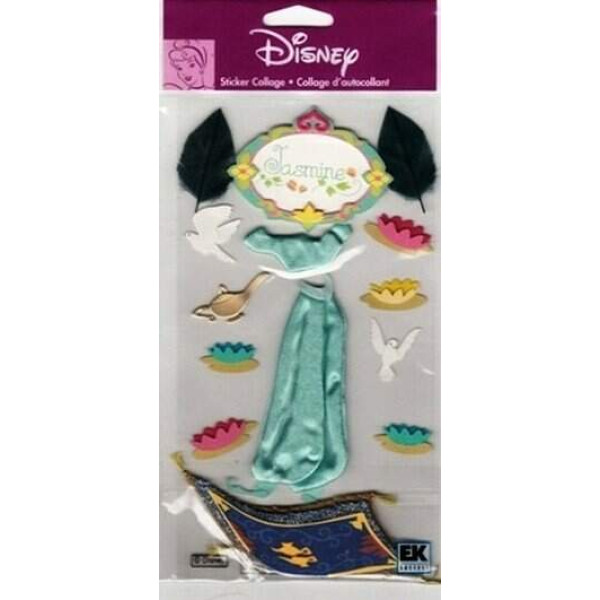 ADESIVO DISNEY EK SUCCESS - PRINCESAS Jasmine