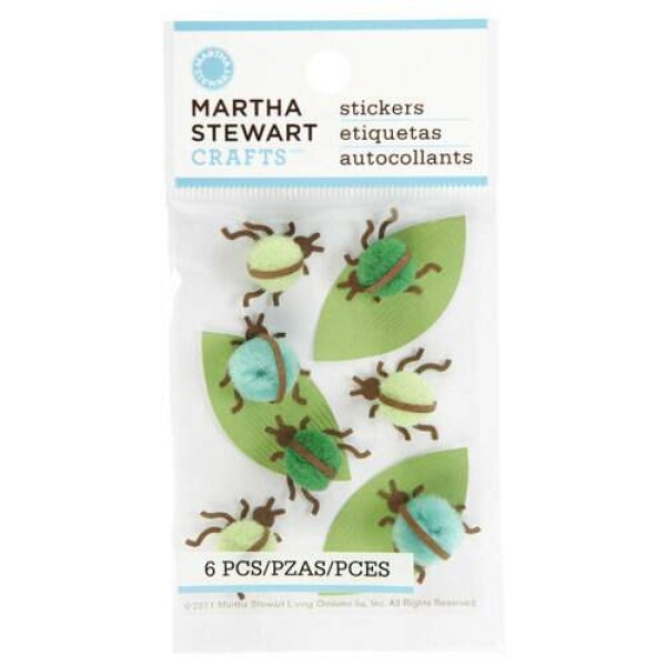 Adesivo Insetos Pompom - Martha Stewart Crafts