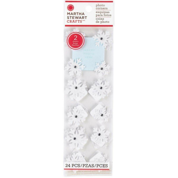 Adesivos Floco de Neve Com Foto - Martha Stewart Crafts