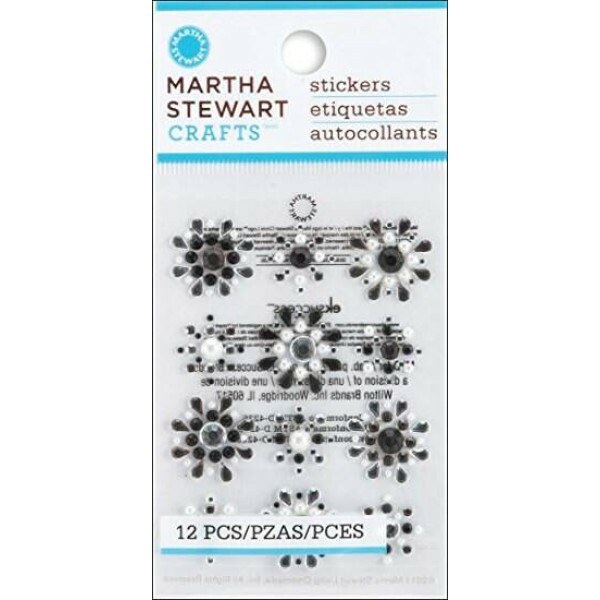 Adesivos Strass Gemstone Flower - Martha Stewart Crafts