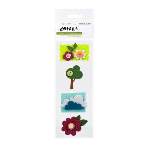 Adesivo Layered Embellishments City Park - American Crafts