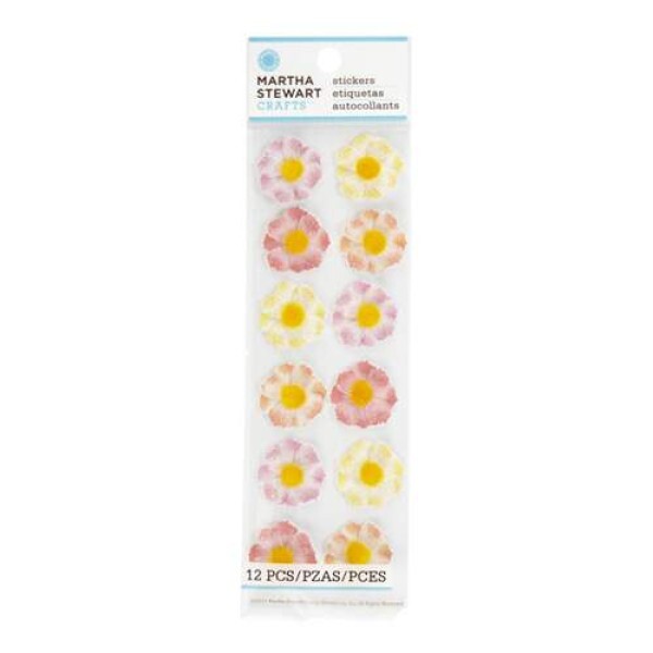 Adesivos Florais Brilho - Martha Stewart Crafts