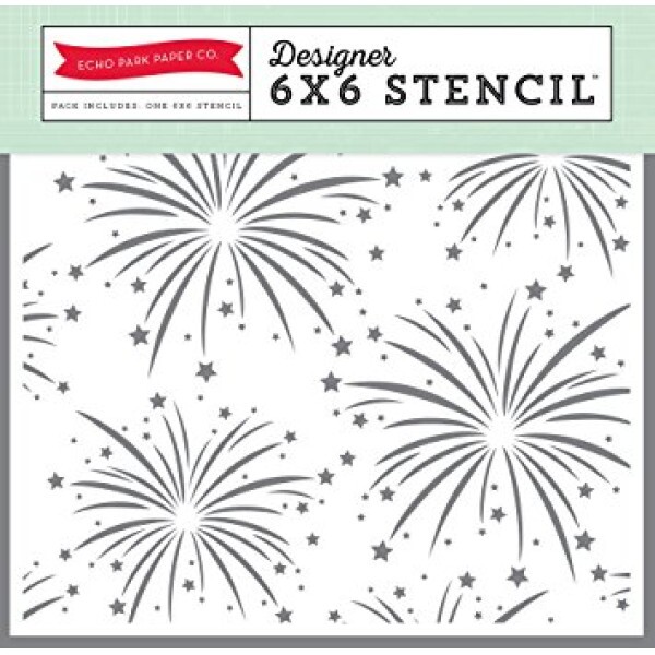 Stencil de Fogos de Artif�cio - Echo Park Paper Co