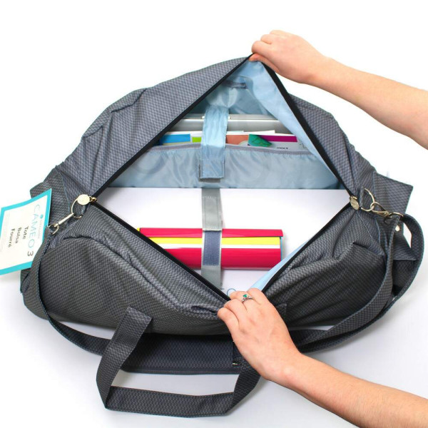 Mala para Silhouette Cameo 1, 2 ou 3 (Cinza)