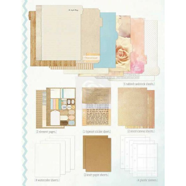Kit �lbum - Mixed Media - Prima Marketing