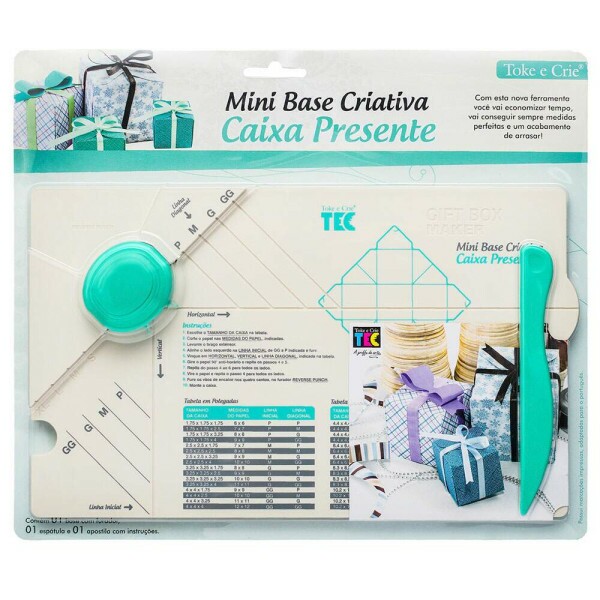 Mini Base Criativa - Caixa Presente - Toke e Crie