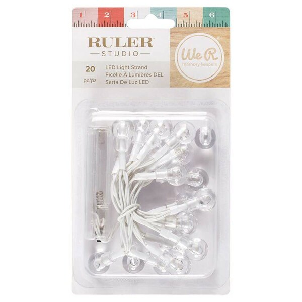 Luzes de LED - Cole��o Ruler Studio - Bulb Light Strand