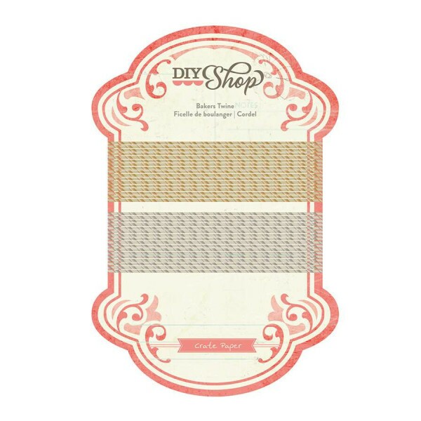 Cord�o Met�lico - Crate Paper - Metallic Baker\\\'s Twine