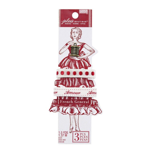 Fita - French General Ribbons - Dots Words