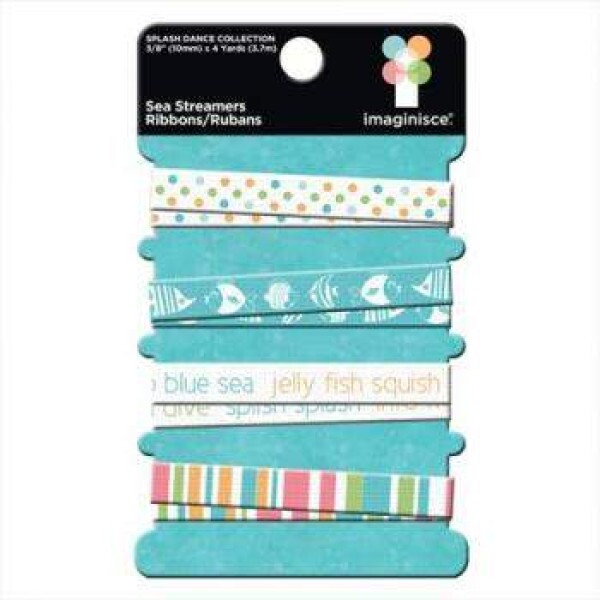 Kit de Fitas - Sea Ribbons Streamers - Imaginisce