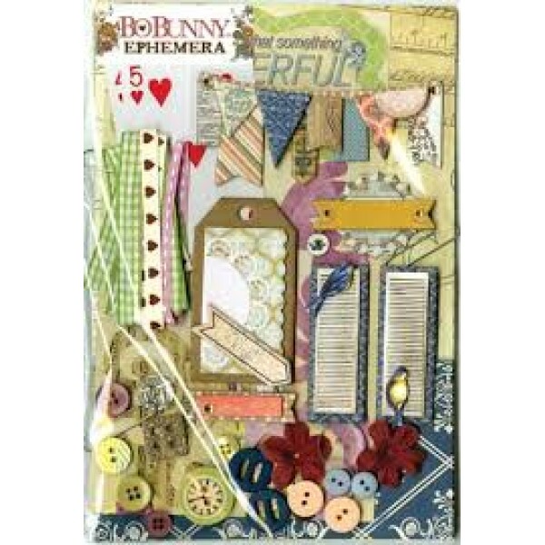 Kit Completo para Scrapbook - Provence Ephemera by Bo Bunny