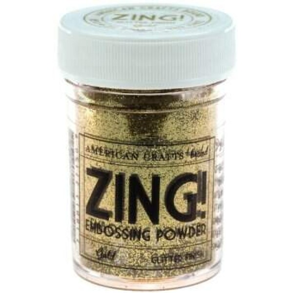 P� para Emboss - Zing Metallic Embossing Powder - Gold