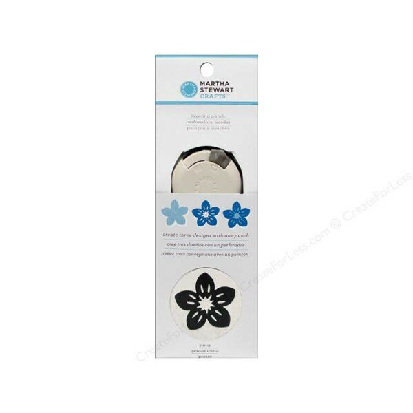 Furador Positivo e Negativo Layering Pansy - Martha Stewart