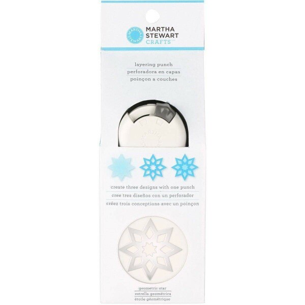 Furador Positivo e Negativo - Geometric Star - Martha Stewart