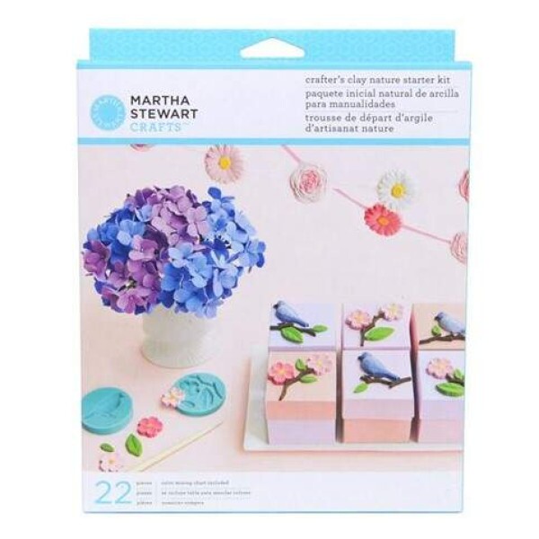 Kit p/ trabalhos em Resina ou Argila - FLORES STARTER KIT - Martha Stewart