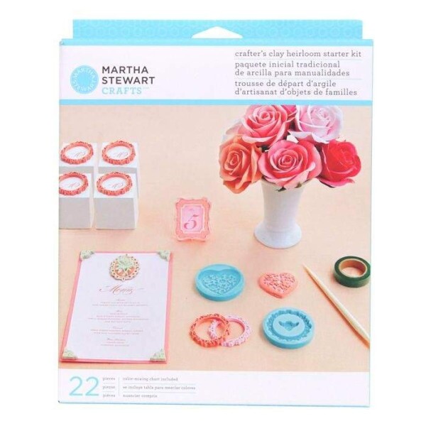 Kit p/ trabalhos com Resina ou Argila - Crafters Clay Heirloom Starter Kit